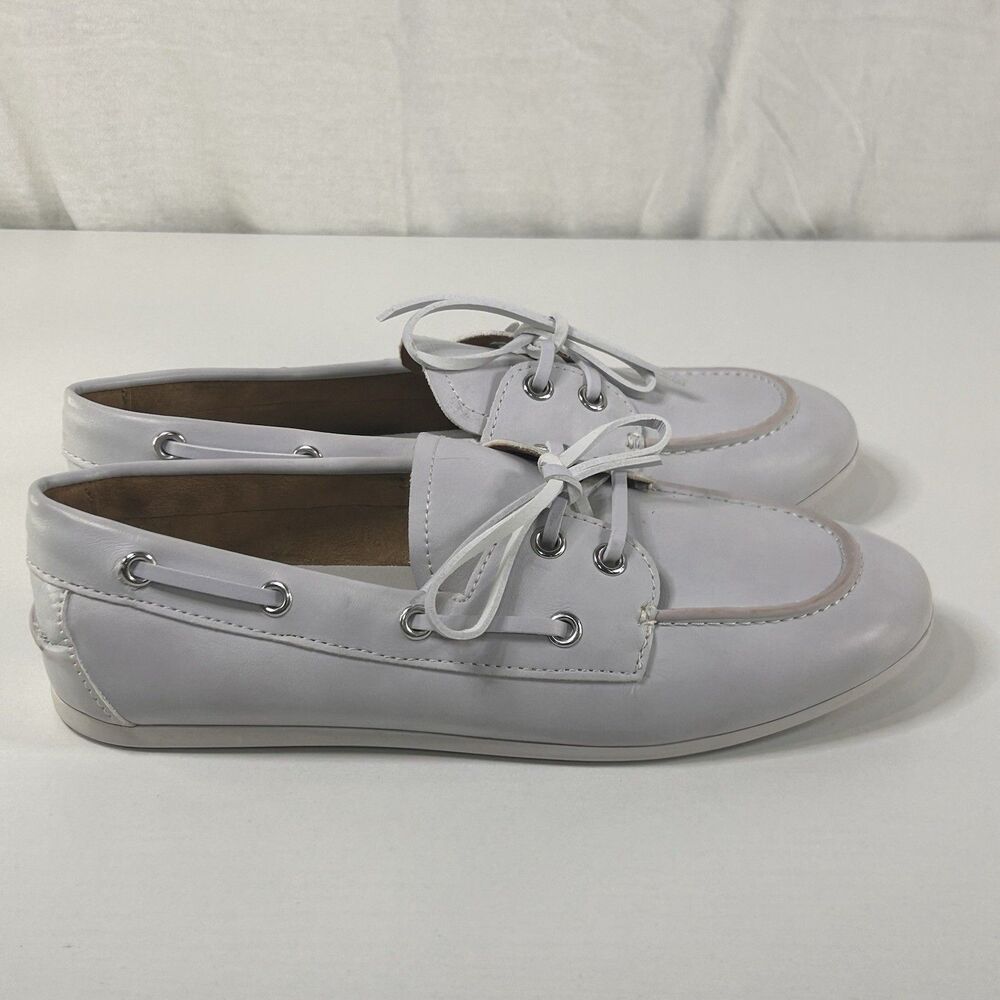 Cushionaire Women's Anchor Lightweight Boat‎ Shoes White Size 7.5 M Slip On